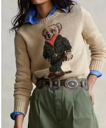 RL Bear Cartoon Sweater